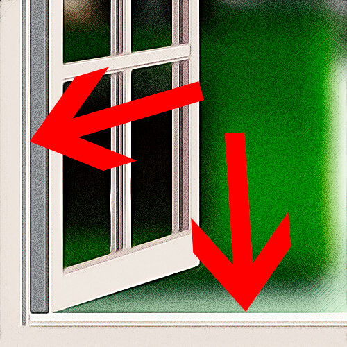 Fenster Falze